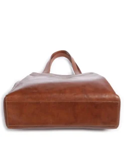 Giudi Tote Bags-Crown Tote bag fine grain cow leather