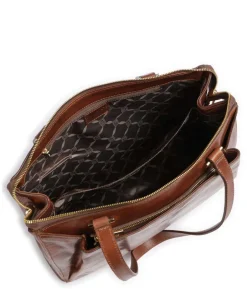 Giudi Tote Bags-Crown Tote bag fine grain cow leather