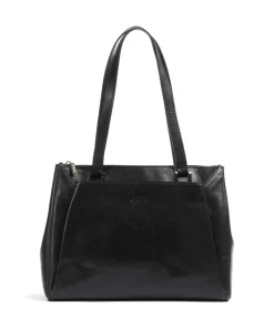 Giudi Tote Bags-Crown Tote bag fine grain cow leather