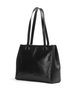 Giudi Tote Bags-Crown Tote bag fine grain cow leather