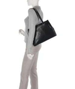 Giudi Tote Bags-Crown Tote bag fine grain cow leather