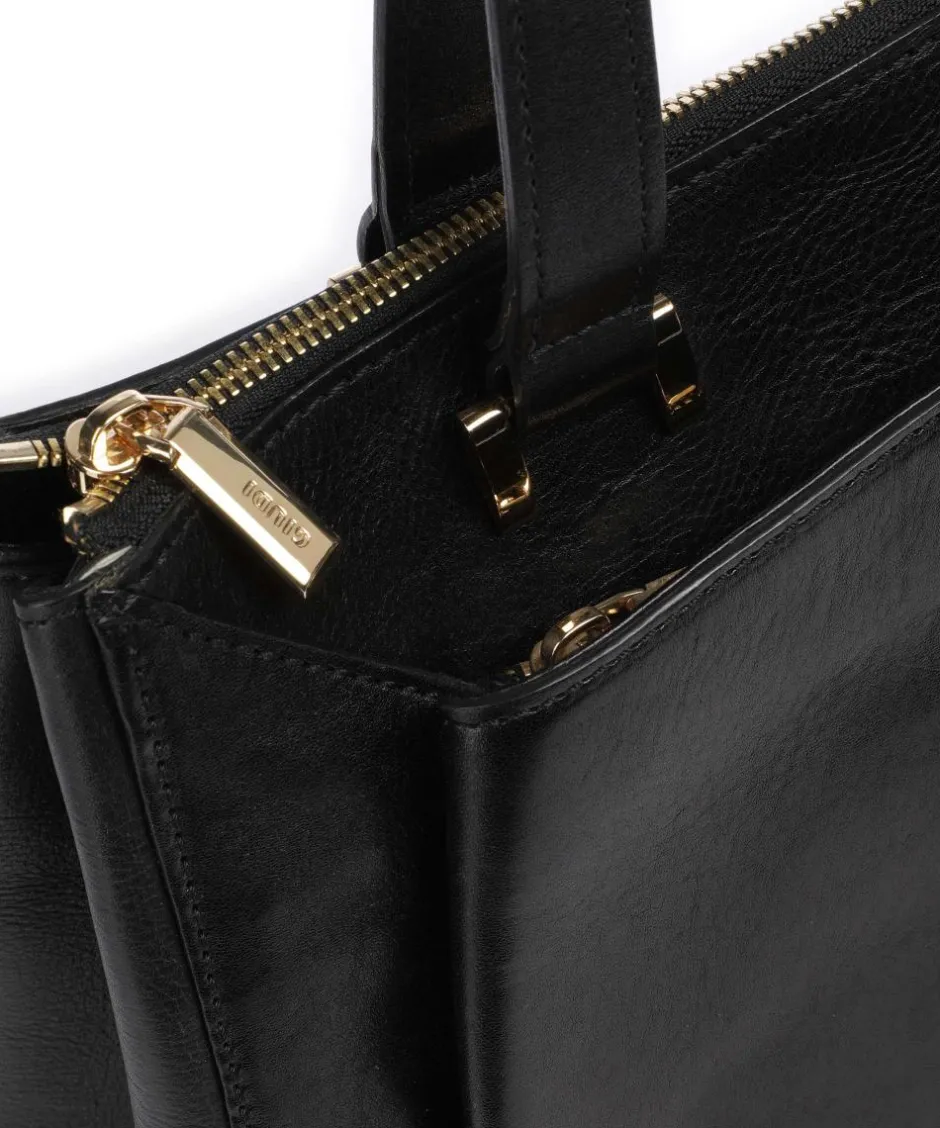 Giudi Tote Bags-Crown Tote bag fine grain cow leather