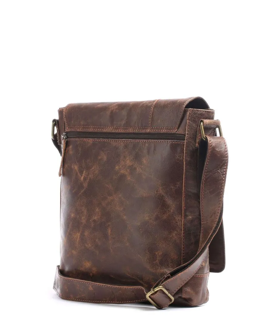 Harold Crossbody Bags-Crunchy L Crossbody bag buffalo leather