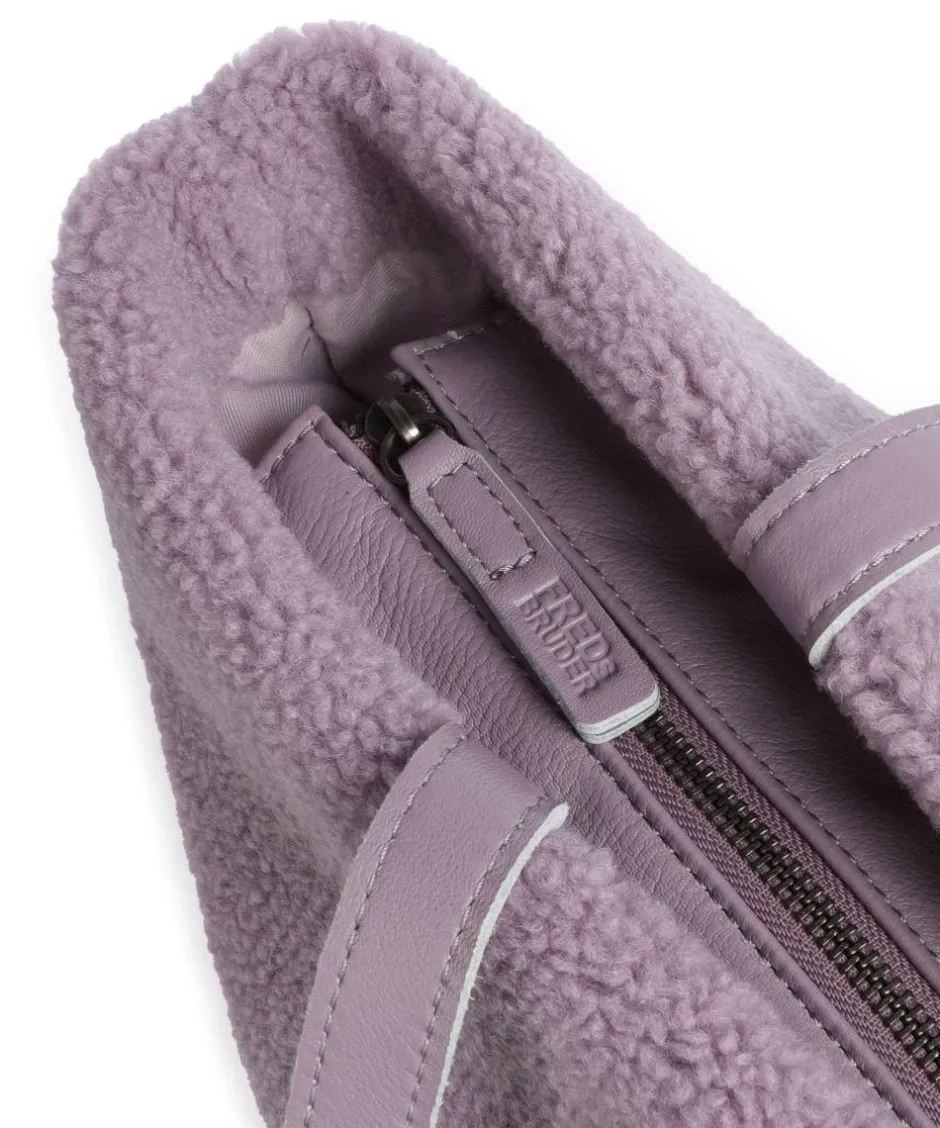 FredsBruder Tote Bags-Cuddle Tote bag faux fur, leather