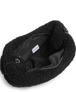 Núnoo Shoulder Bags|Hobo Bags-Curls Dagmar Hobo bag cotton, faux fur