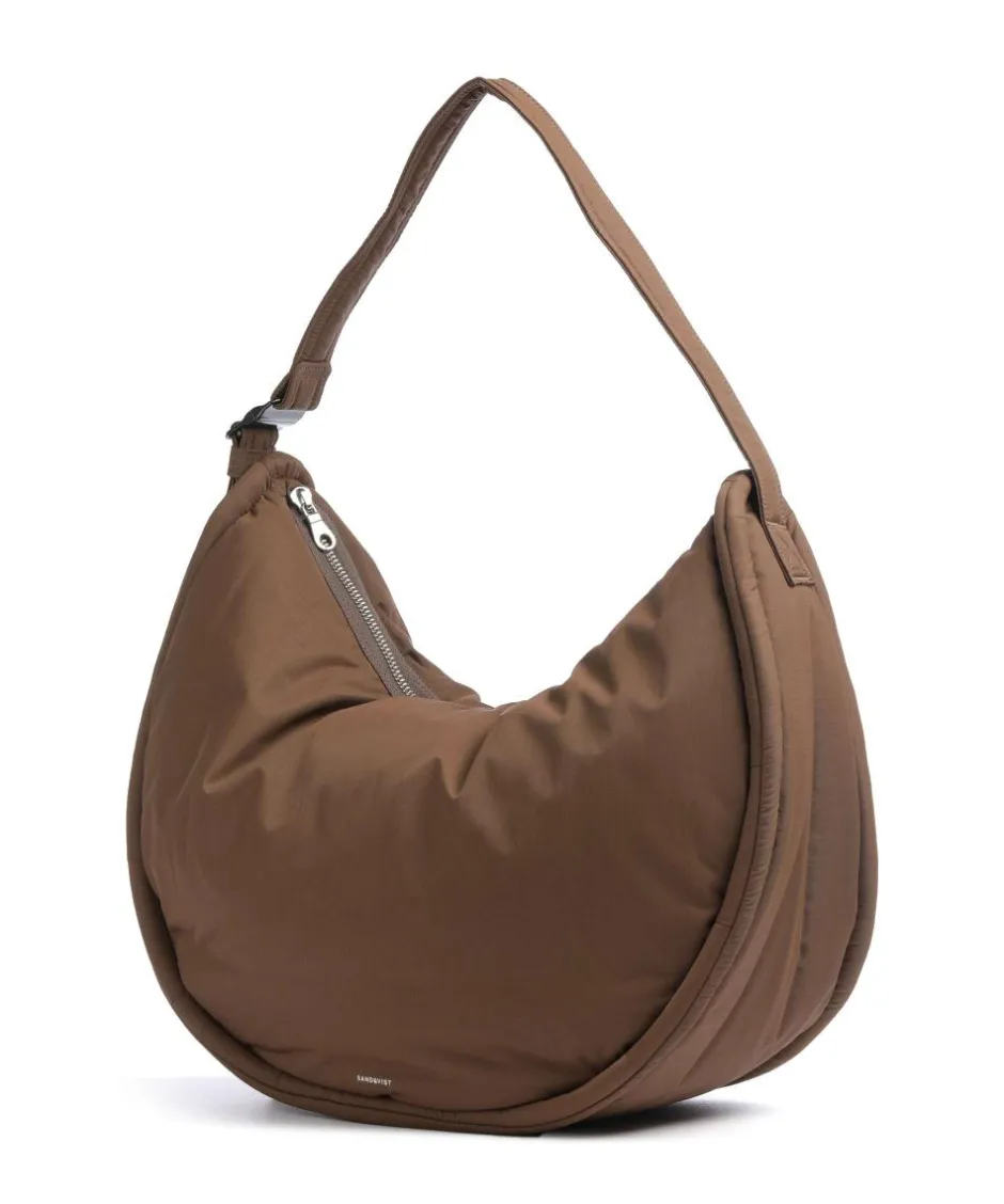 Sandqvist Shoulder Bags|Hobo Bags-Curve L Hobo bag recycled nylon