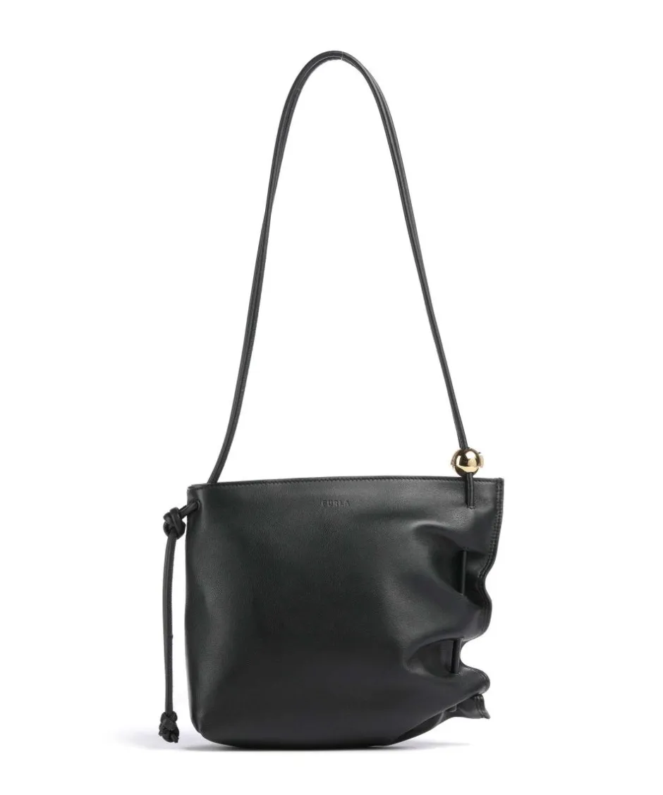Furla Shoulder Bags-Daisy S Shoulder bag fine grain cow leather