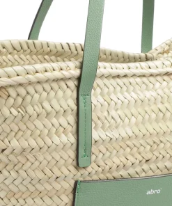 Abro Tote Bags-Dalia Gemma Tote bag bast