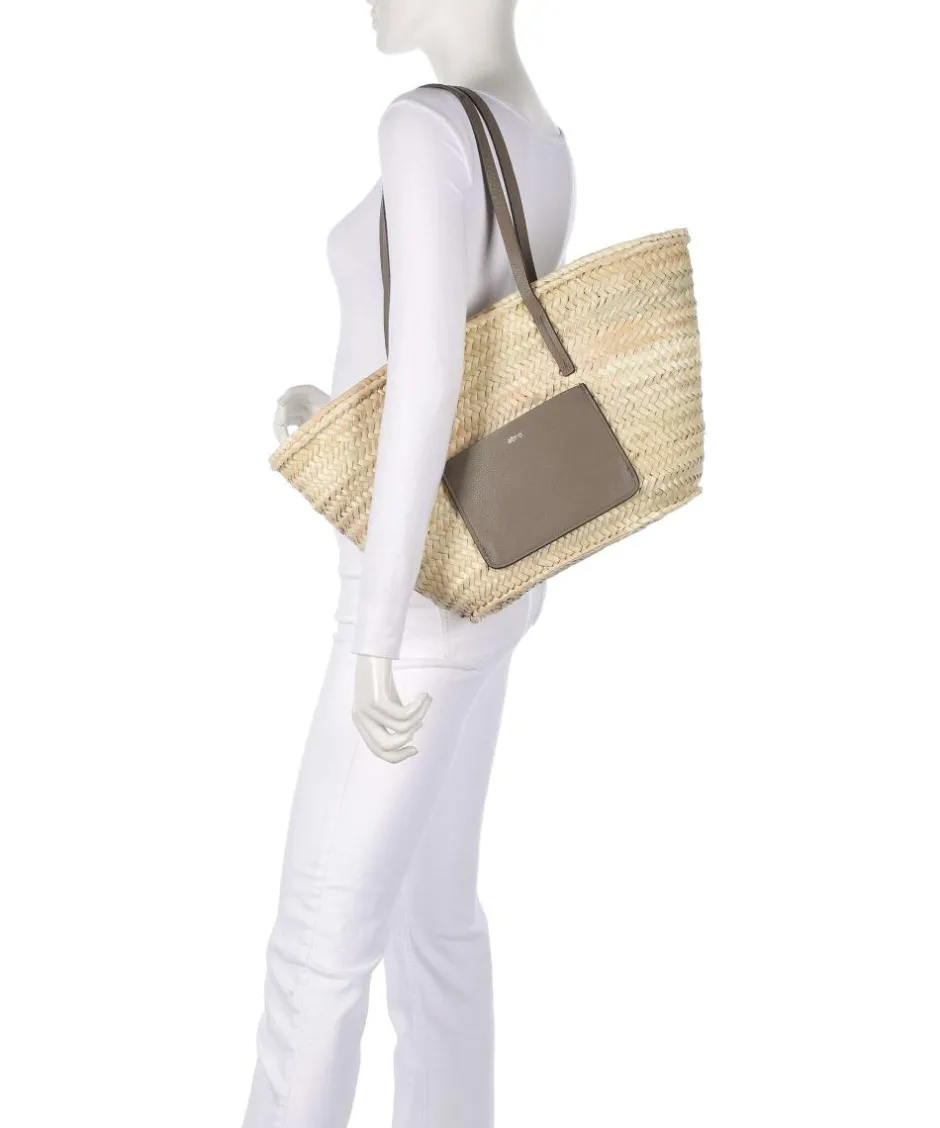 Abro Tote Bags-Dalia Gemma Tote bag bast