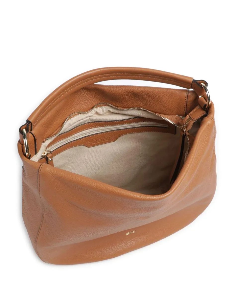 Abro Shoulder Bags|Hobo Bags-Dalia Mia Hobo bag grained leather