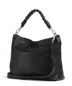 Abro Shoulder Bags|Hobo Bags-Dalia Soley Hobo bag grained leather