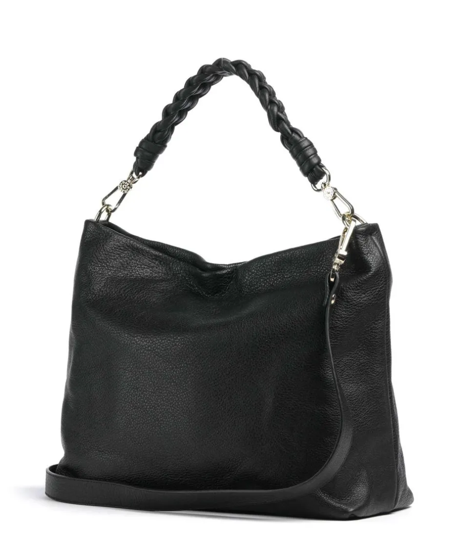 Abro Shoulder Bags|Hobo Bags-Dalia Soley Hobo bag grained leather