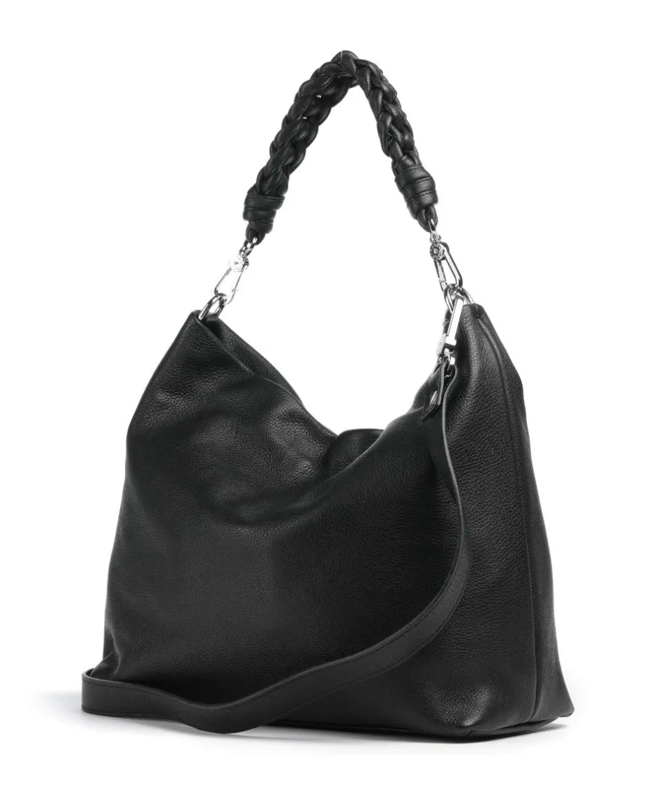 Abro Shoulder Bags|Hobo Bags-Dalia Soley Hobo bag grained leather