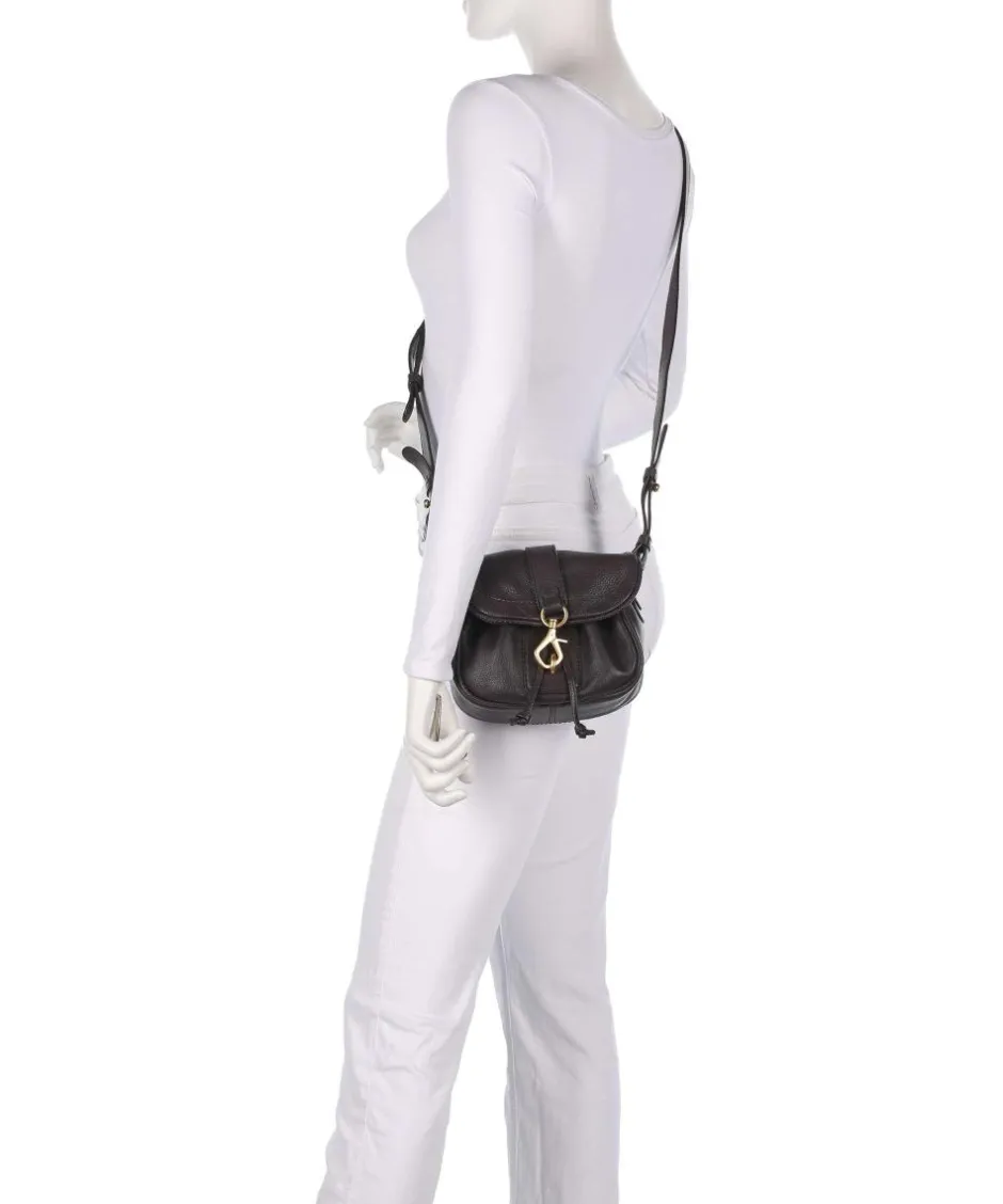Abro Hobo Bags|Crossbody Bags-Dalia Star Saddle Crossbody bag grained leather