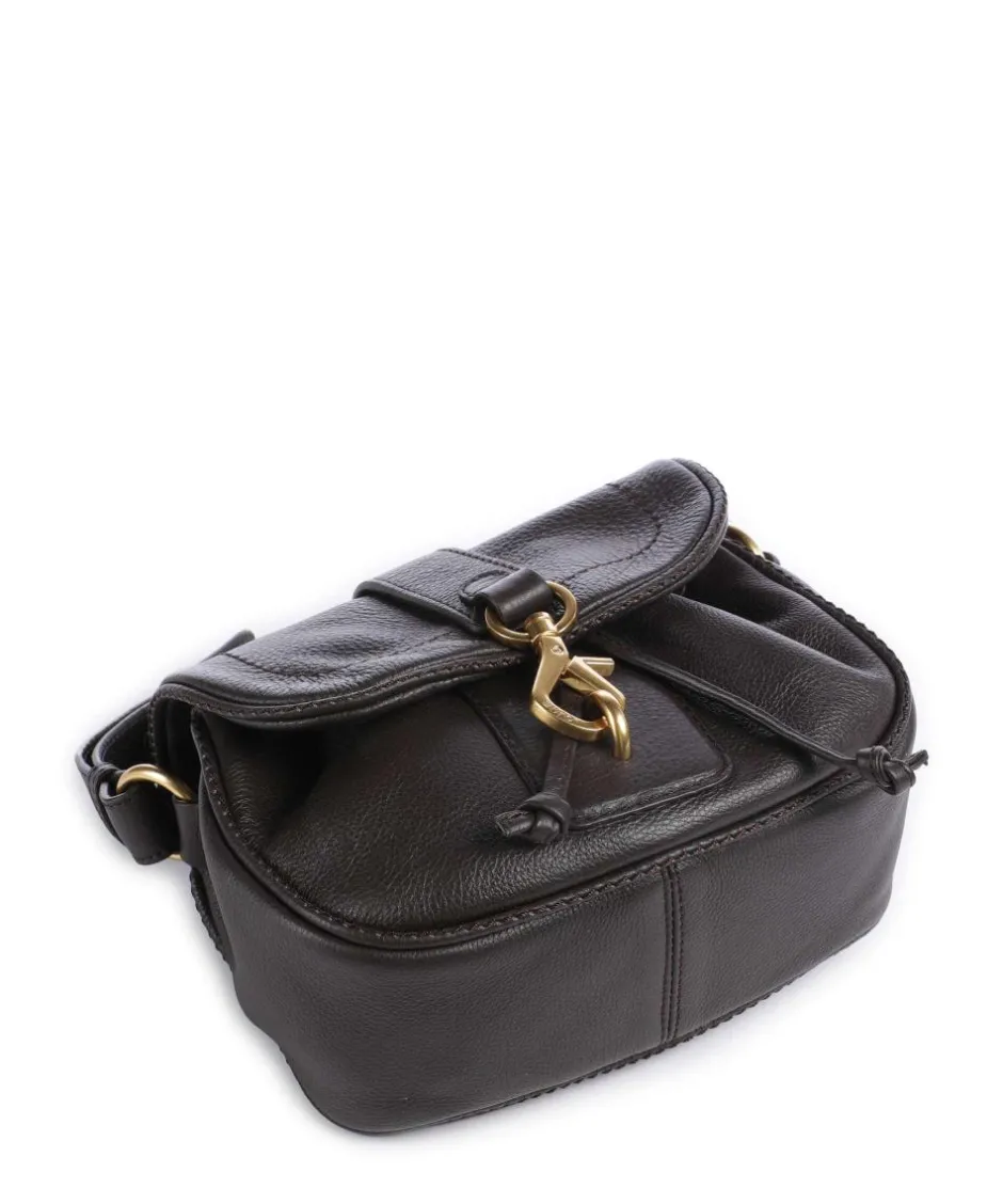 Abro Hobo Bags|Crossbody Bags-Dalia Star Saddle Crossbody bag grained leather