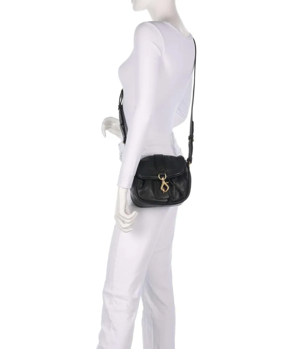 Abro Hobo Bags|Crossbody Bags-Dalia Star Saddle Crossbody bag grained leather