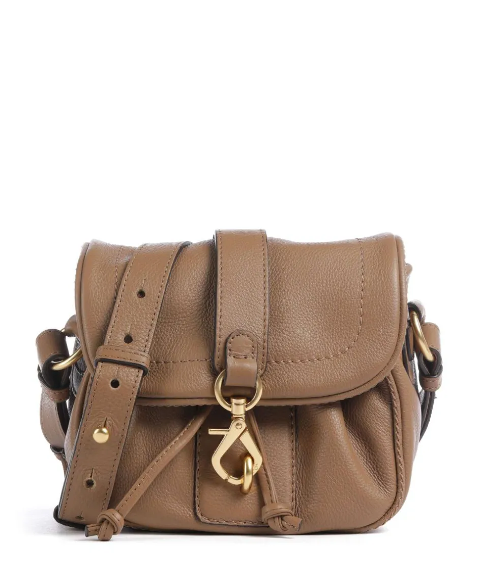 Abro Hobo Bags|Crossbody Bags-Dalia Star Saddle Crossbody bag grained leather