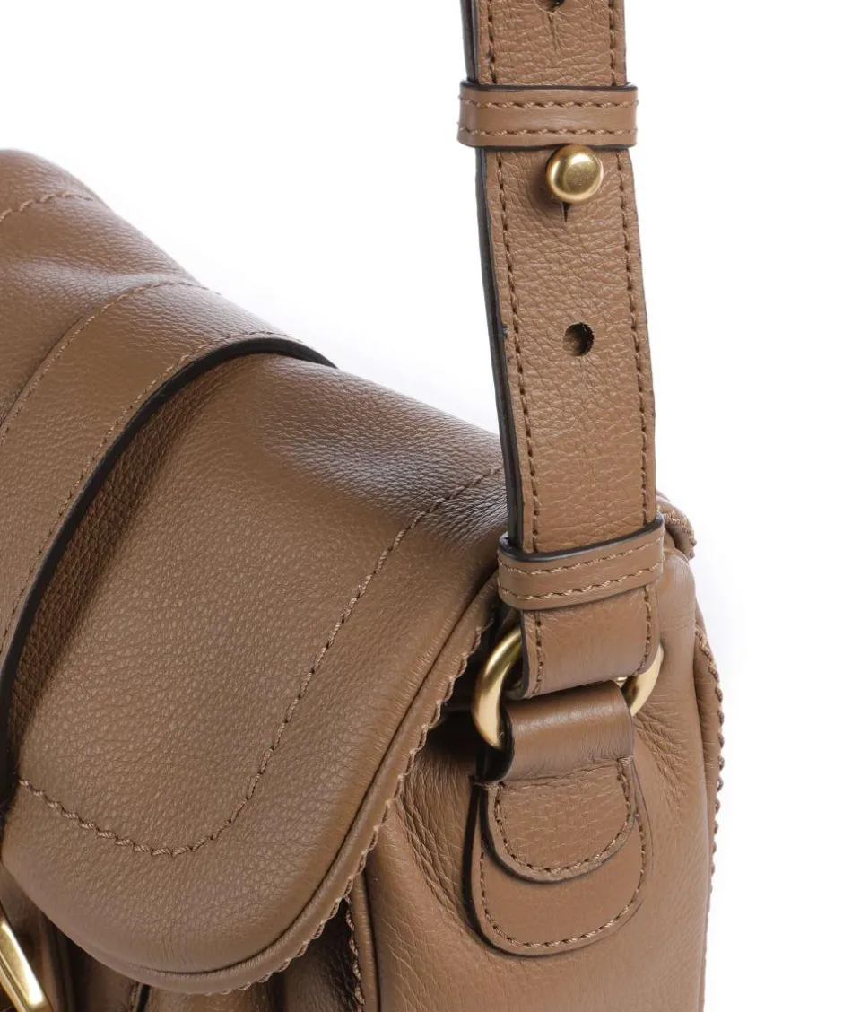 Abro Hobo Bags|Crossbody Bags-Dalia Star Saddle Crossbody bag grained leather