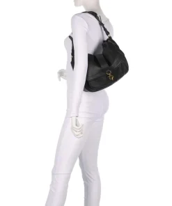 Abro Shoulder Bags|Hobo Bags-Dalia Star Saddle Hobo bag grained leather