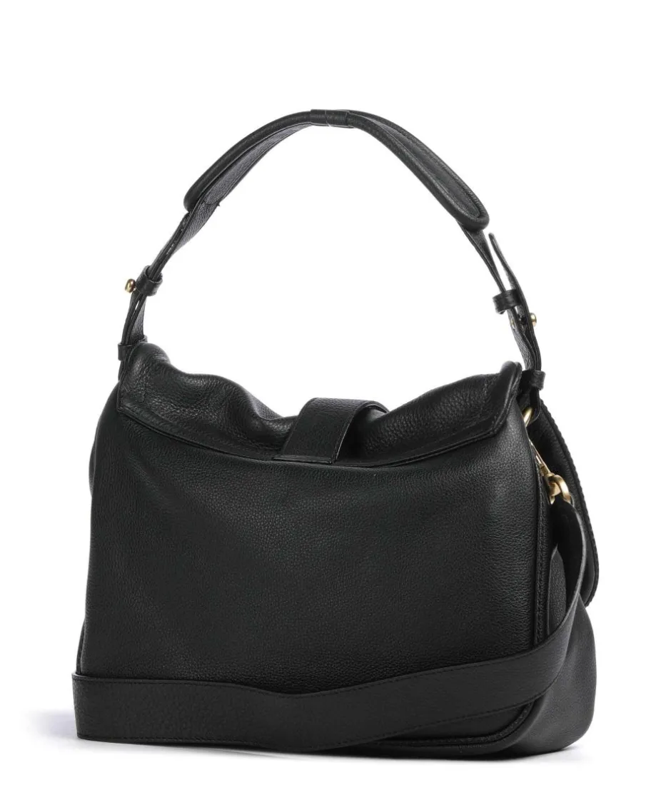 Abro Shoulder Bags|Hobo Bags-Dalia Star Saddle Hobo bag grained cow leather