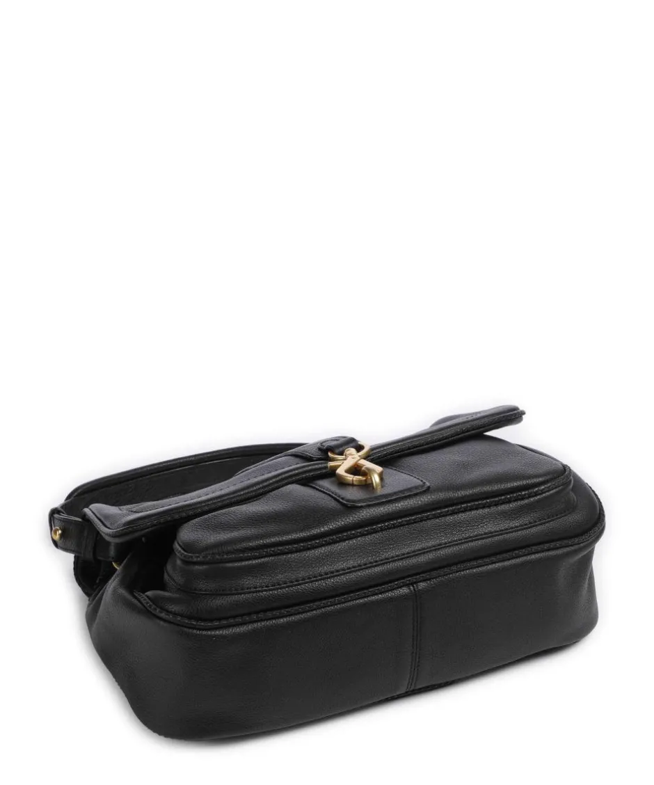 Abro Shoulder Bags|Hobo Bags-Dalia Star Saddle Hobo bag grained cow leather