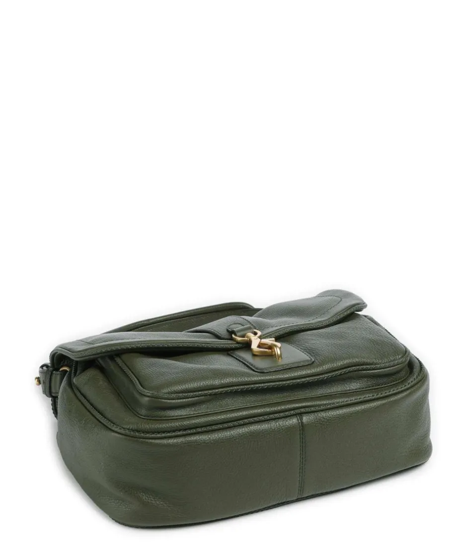 Abro Shoulder Bags|Hobo Bags-Dalia Star Saddle Hobo bag grained leather