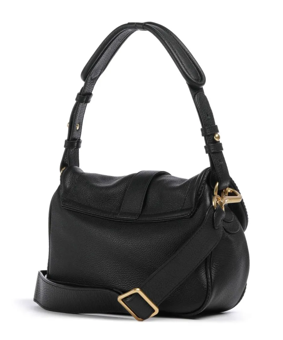 Abro Shoulder Bags-Dalia Star Saddle Shoulder bag grained leather
