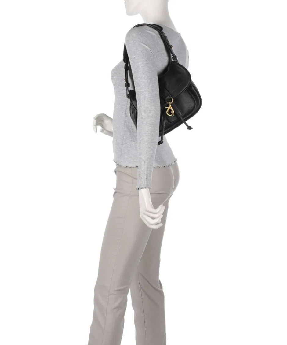 Abro Shoulder Bags-Dalia Star Saddle Shoulder bag grained leather