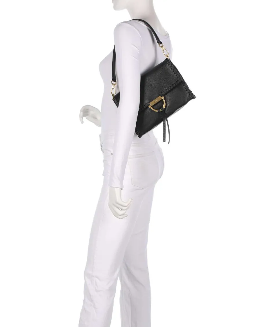 Abro Shoulder Bags|Crossbody Bags-Dalia Temi Stitch Shoulder bag grained leather