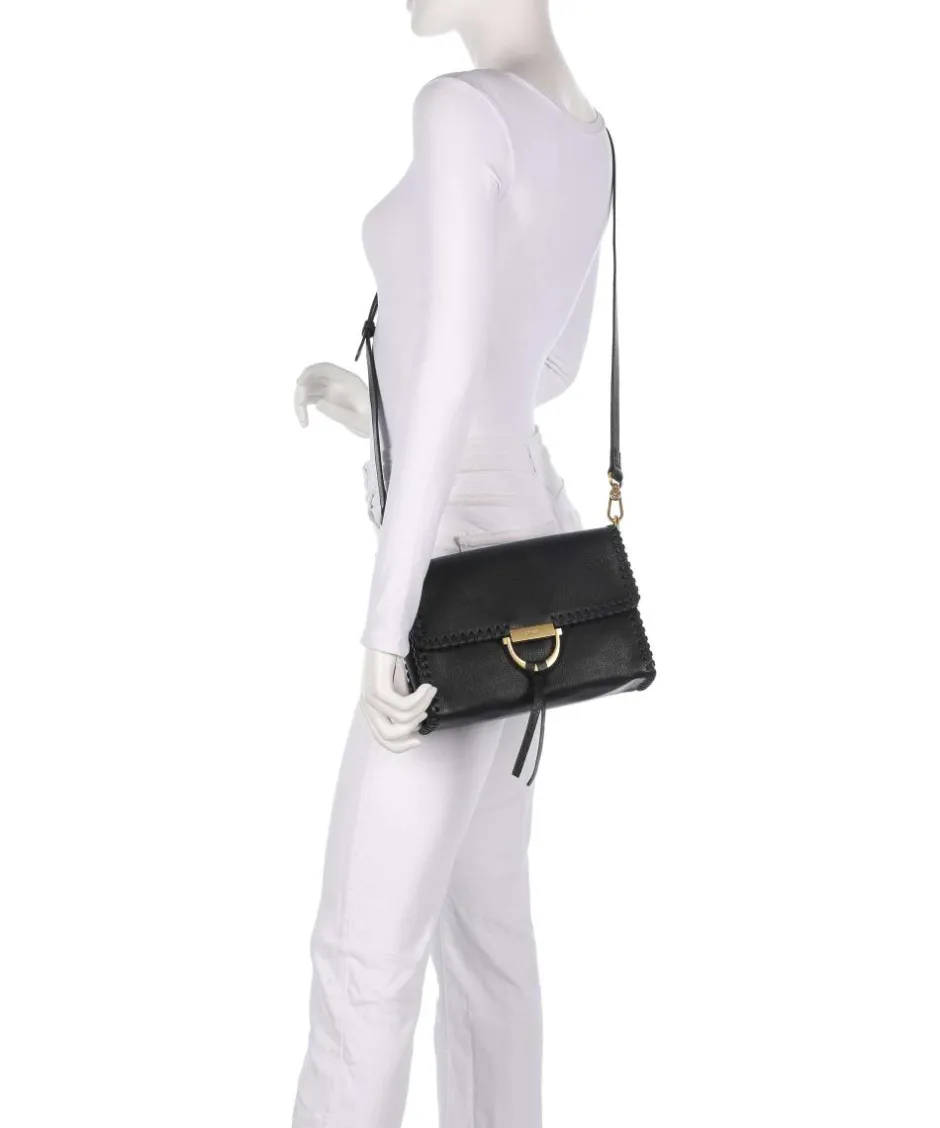 Abro Shoulder Bags|Crossbody Bags-Dalia Temi Stitch Shoulder bag grained leather