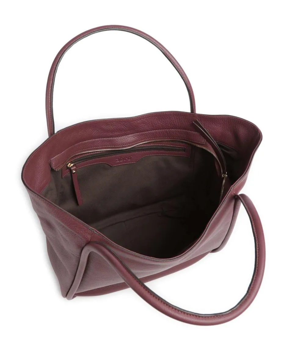 Abro Tote Bags-Dalia Willow Tote bag grained leather