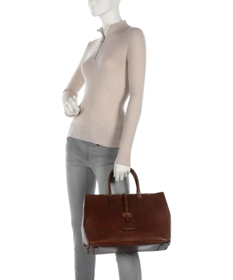 The Bridge Handbags-Dalston Handbag smooth leather