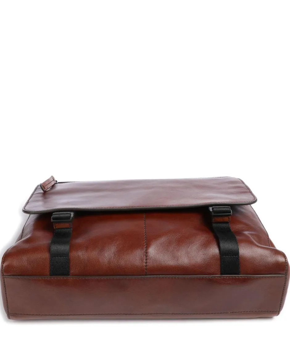 The Bridge Business- & Laptop Bags-Damiano Briefcase 14″ fine grain cow leather