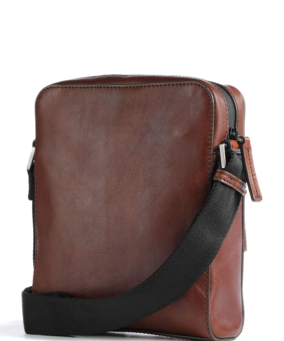 The Bridge Crossbody Bags-Damiano Crossbody bag fine grain cow leather
