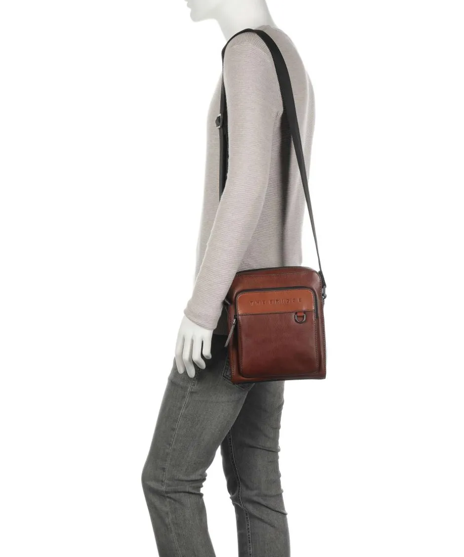 The Bridge Crossbody Bags-Damiano Crossbody bag fine grain cow leather