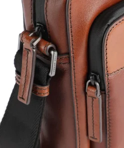 The Bridge Crossbody Bags-Damiano Crossbody bag fine grain cow leather