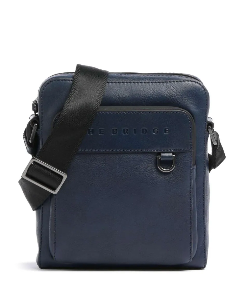 The Bridge Crossbody Bags-Damiano Crossbody bag fine grain cow leather