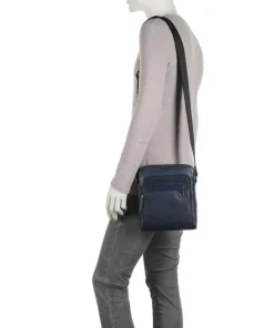 The Bridge Crossbody Bags-Damiano Crossbody bag fine grain cow leather