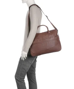 Still Nordic Business- & Laptop Bags-Damon Damon Briefcase 14″ grained leather