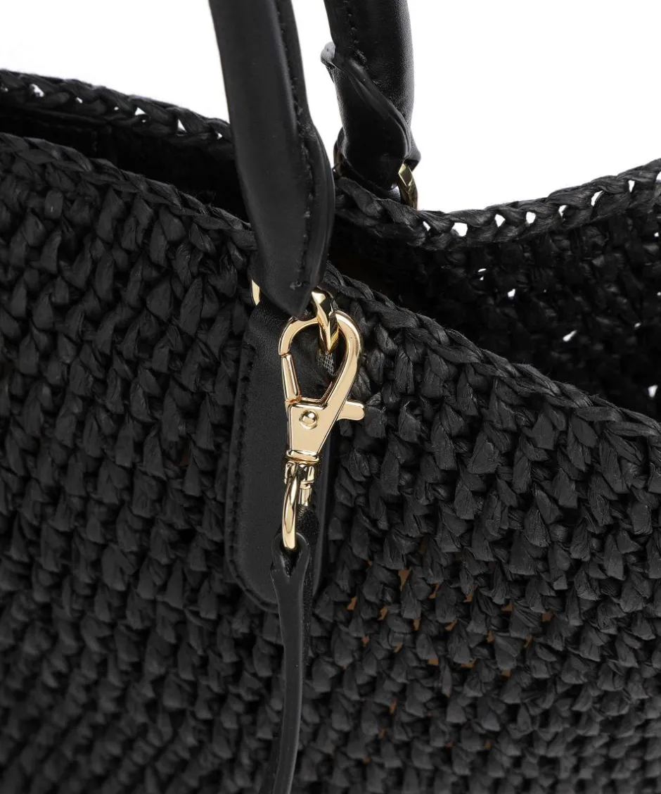 Lauren Ralph Lauren Handbags|Crossbody Bags-Daphney 20 Straw Handbag bast