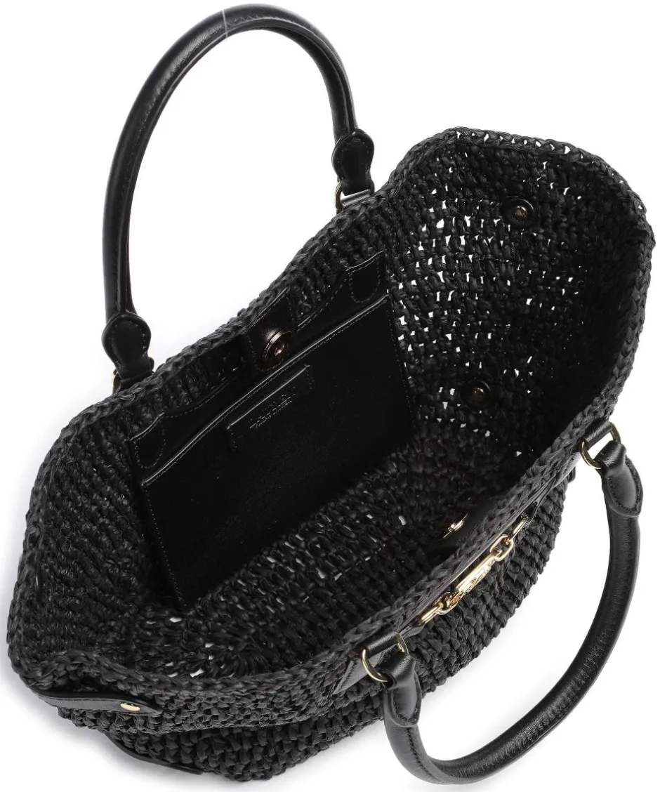 Lauren Ralph Lauren Handbags|Crossbody Bags-Daphney 20 Straw Handbag bast