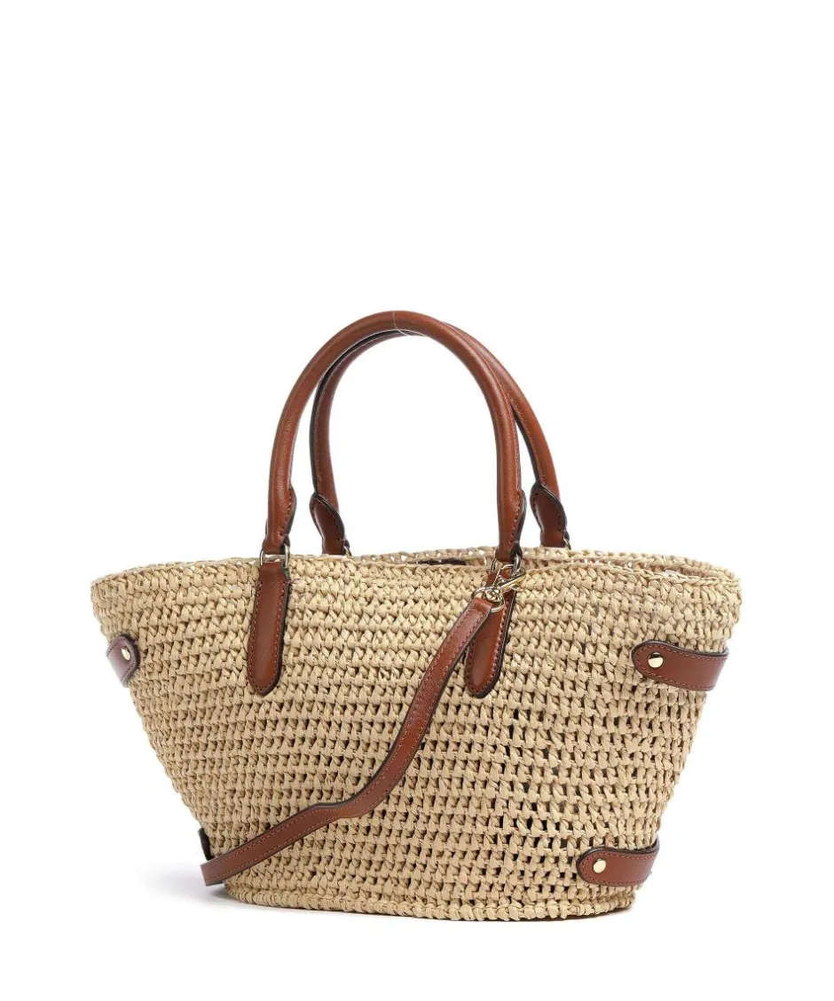 Lauren Ralph Lauren Handbags|Crossbody Bags-Daphney 20 Straw Handbag bast