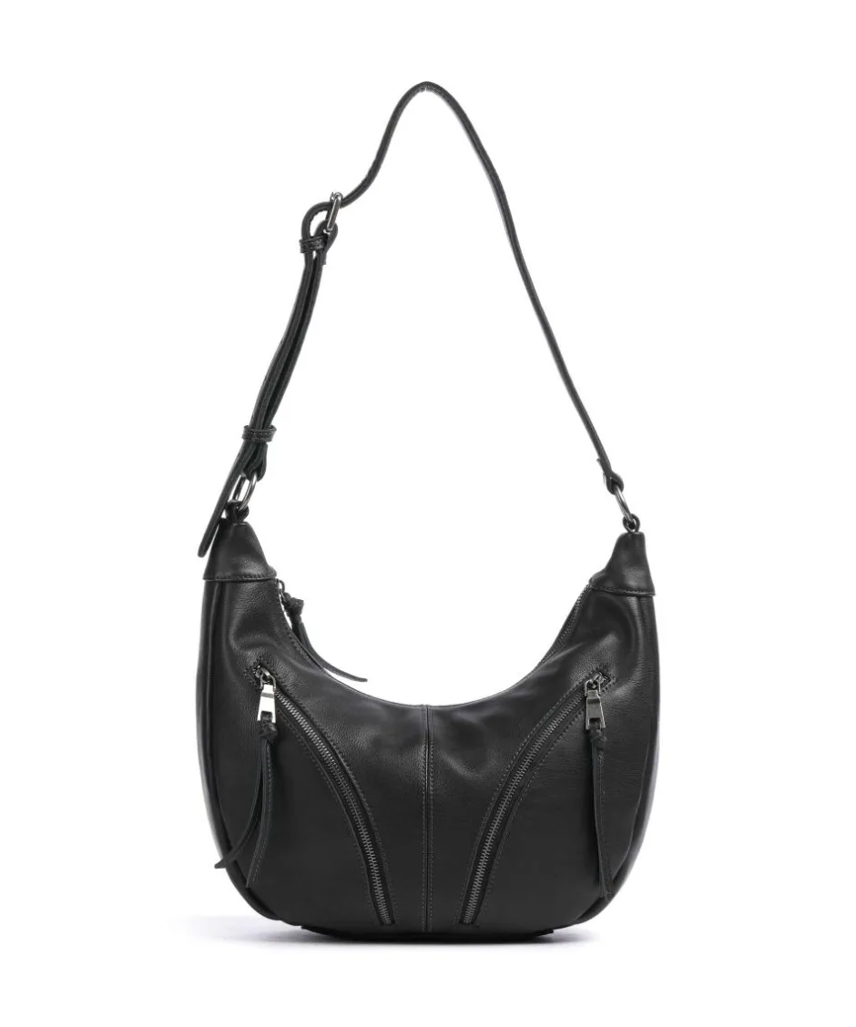 FredsBruder Shoulder Bags|Hobo Bags-Dear Hobo bag grained leather