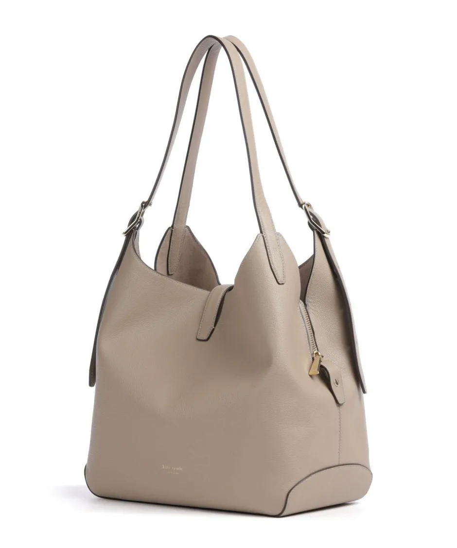 Kate Spade New York Shoulder Bags|Hobo Bags-Deco Hobo bag grained cow leather