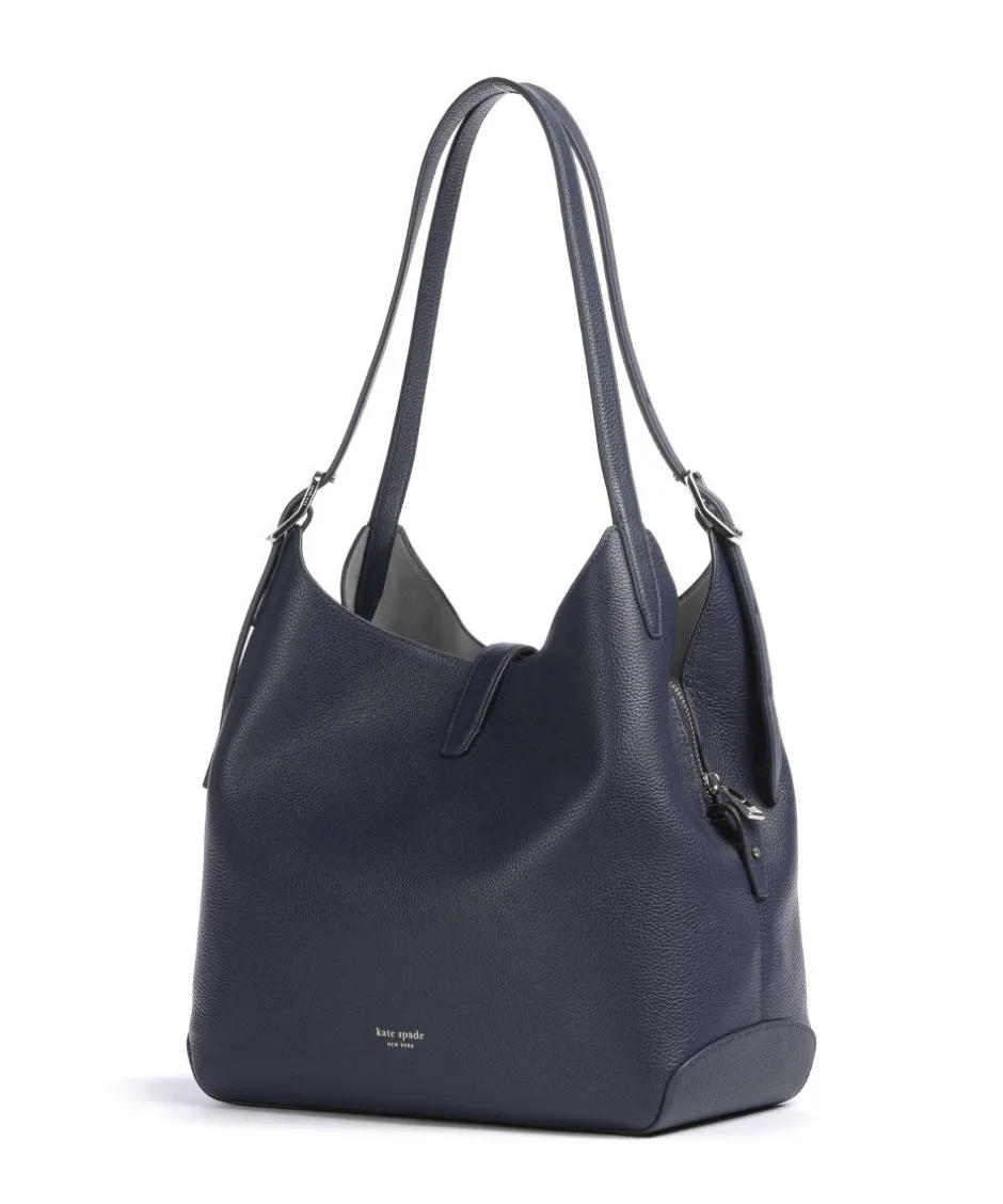 Kate Spade New York Shoulder Bags|Hobo Bags-Deco Hobo bag grained cow leather