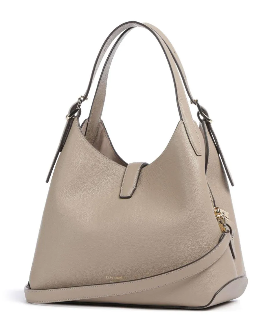Kate Spade New York Shoulder Bags|Hobo Bags-Deco Hobo bag grained cow leather