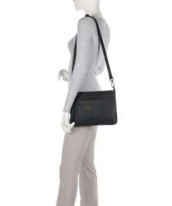 FredsBruder Shoulder Bags-Deep Dark Shoulder bag imitation leather