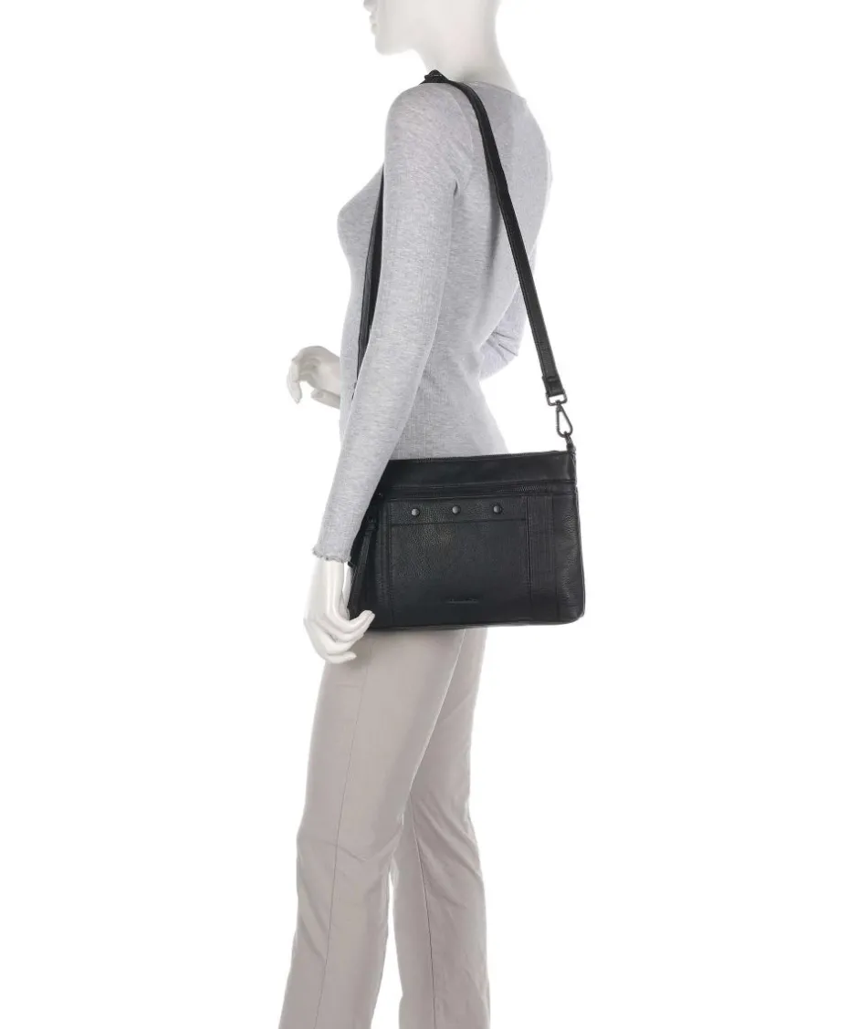 FredsBruder Shoulder Bags-Deep Dark Shoulder bag imitation leather