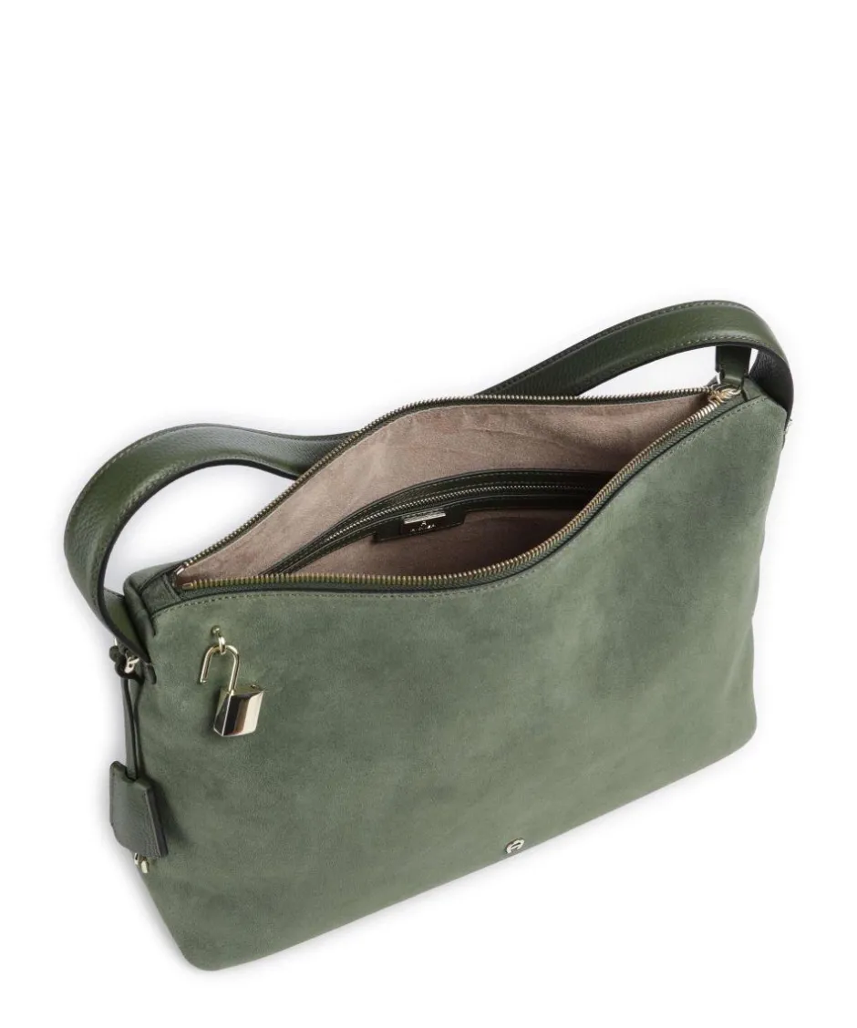 AIGNER Shoulder Bags|Hobo Bags-Delia L Hobo bag brushed leather