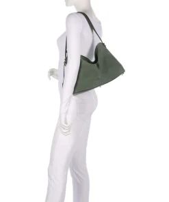 AIGNER Shoulder Bags|Hobo Bags-Delia M Hobo bag brushed leather
